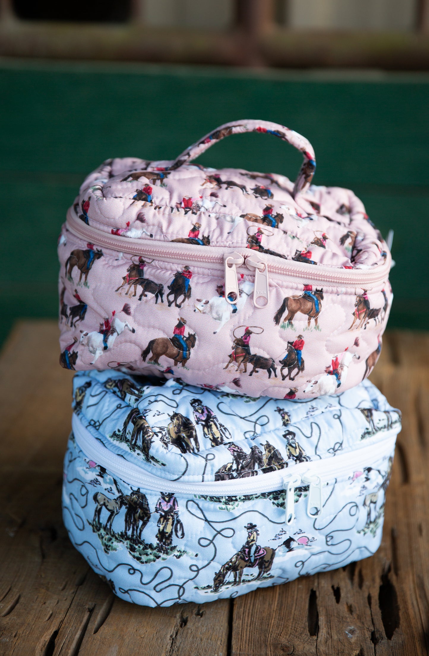 The Rona | Western Print Quilted Travel Case