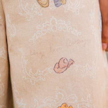 The Deiten's | Western Print Barrel Pants