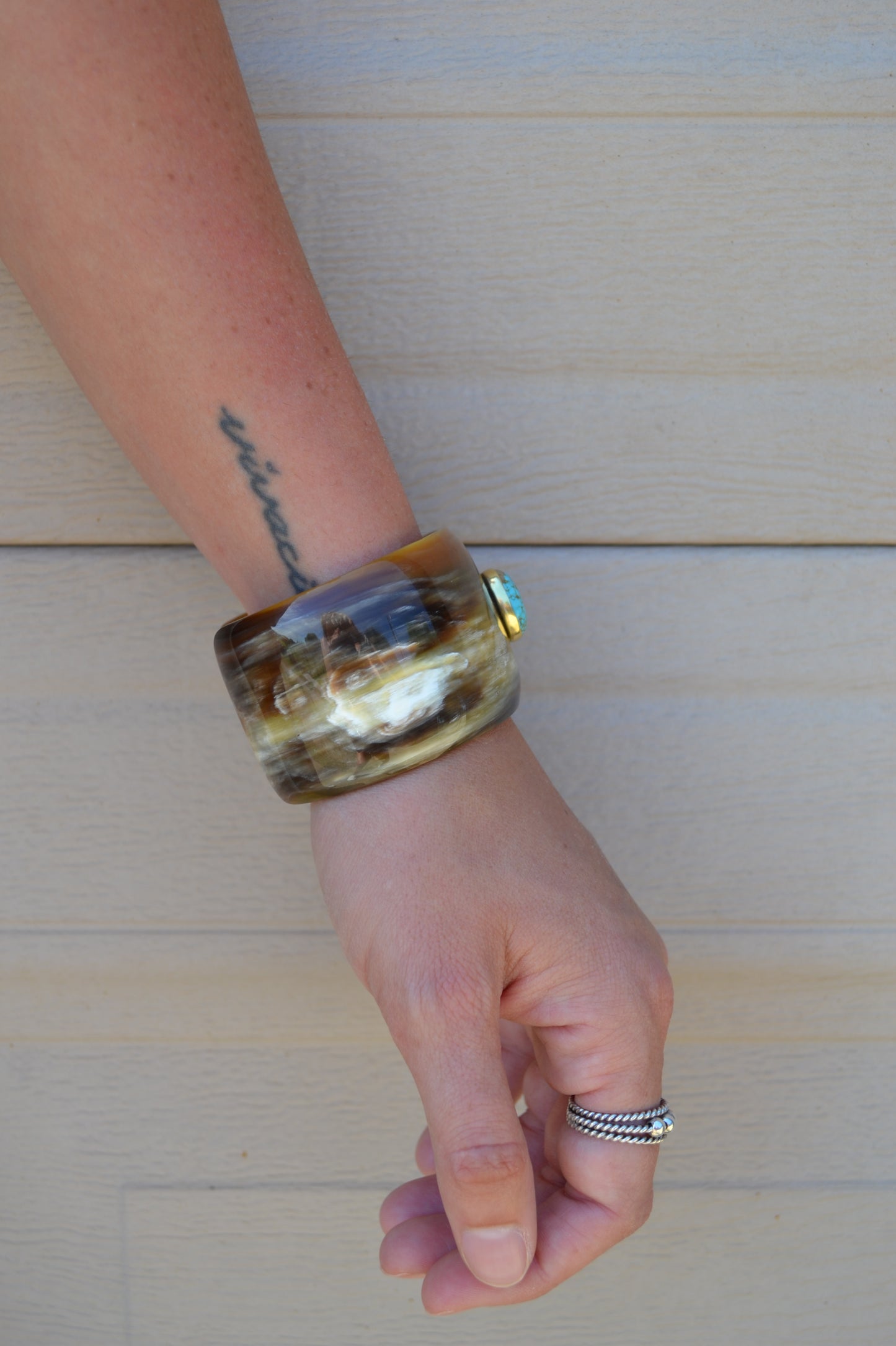 The Abdul Buffalo Horn Cuff