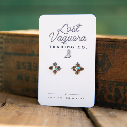 The Langdon's | Vintage Zuni Inlay Studs
