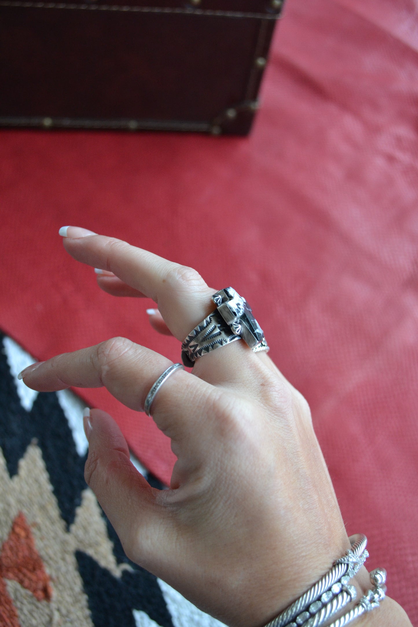 The Phoenix Cross Ring Size 8