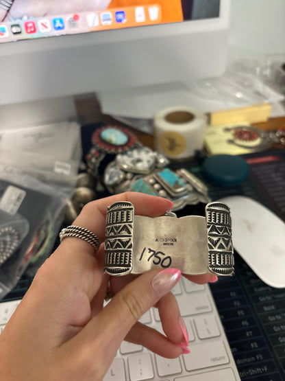 The San Angelo White Buffalo Cross Cuff