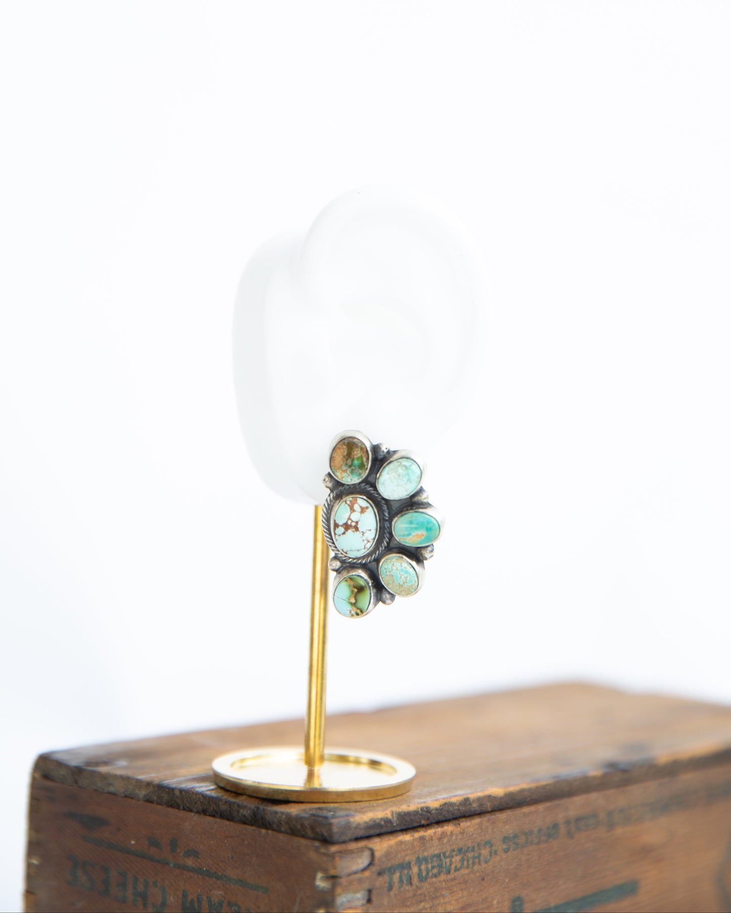 The Sheridan's | Royston Turquoise Cluster Studs by Sheila