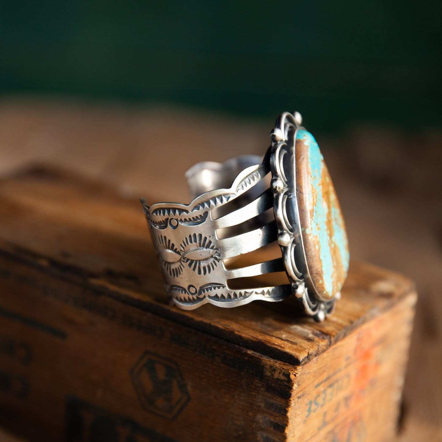 The Benton | #8 Turquoise Cuff by Chimney Butte