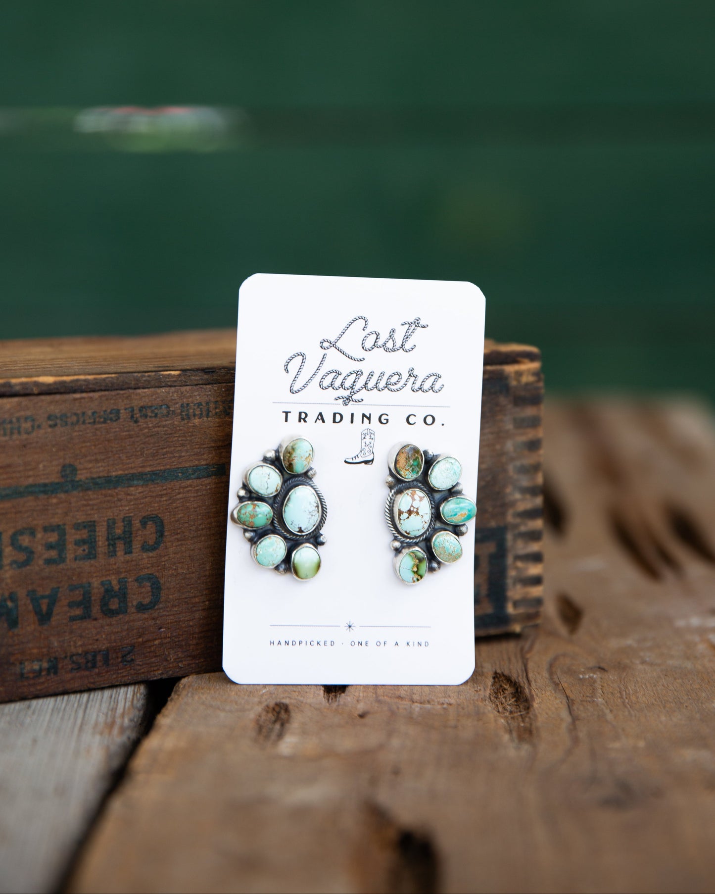 The Sheridan's | Royston Turquoise Cluster Studs by Sheila