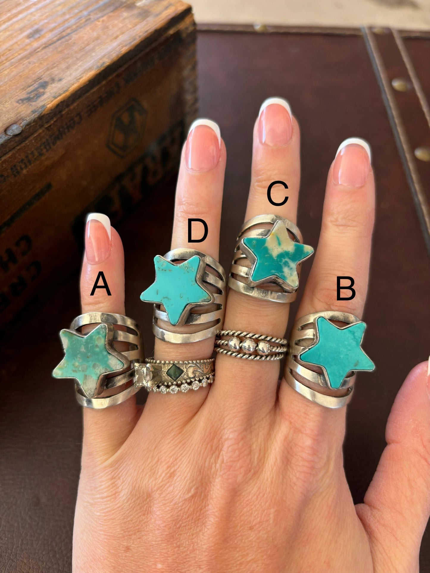 The Kota Star Ring (Multiple Stones Available)