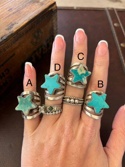 The Kota Star Ring (Multiple Stones Available)