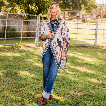 The Christley | Horse Kimono by Tasha Polizzi
