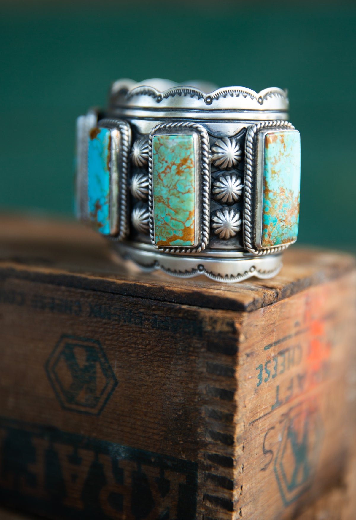 The Everest | Manassa Turquoise Cuff by Leroy James