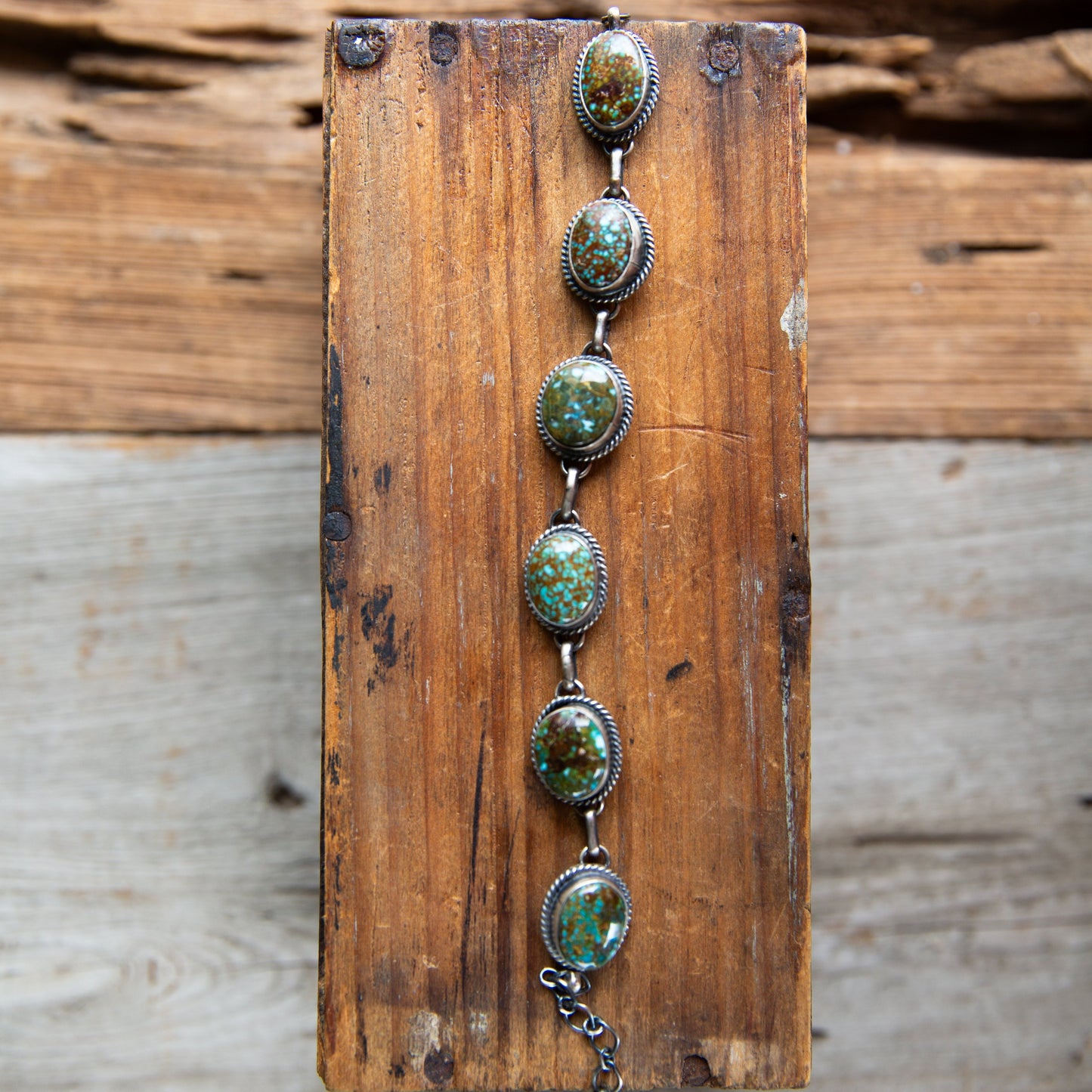 The Cuero | Turquoise Link Bracelet