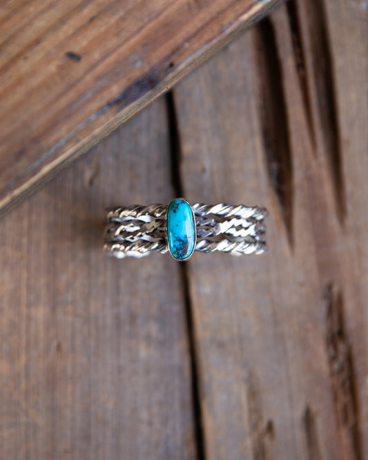 The Torino | Vintage Handmade TurquoiseCuff