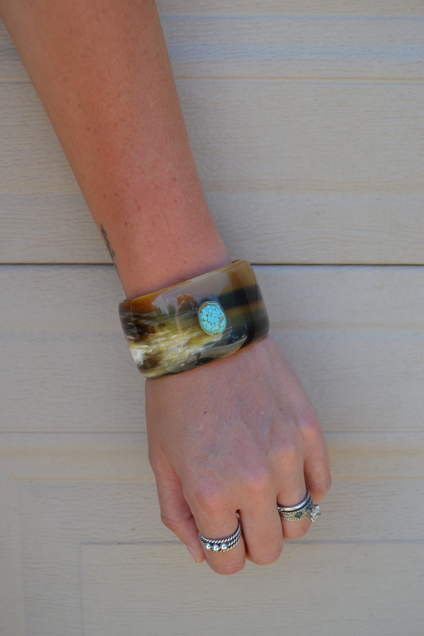 The Abdul Buffalo Horn Cuff