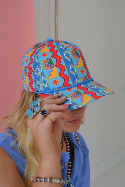 The Meridian Cap in Blue