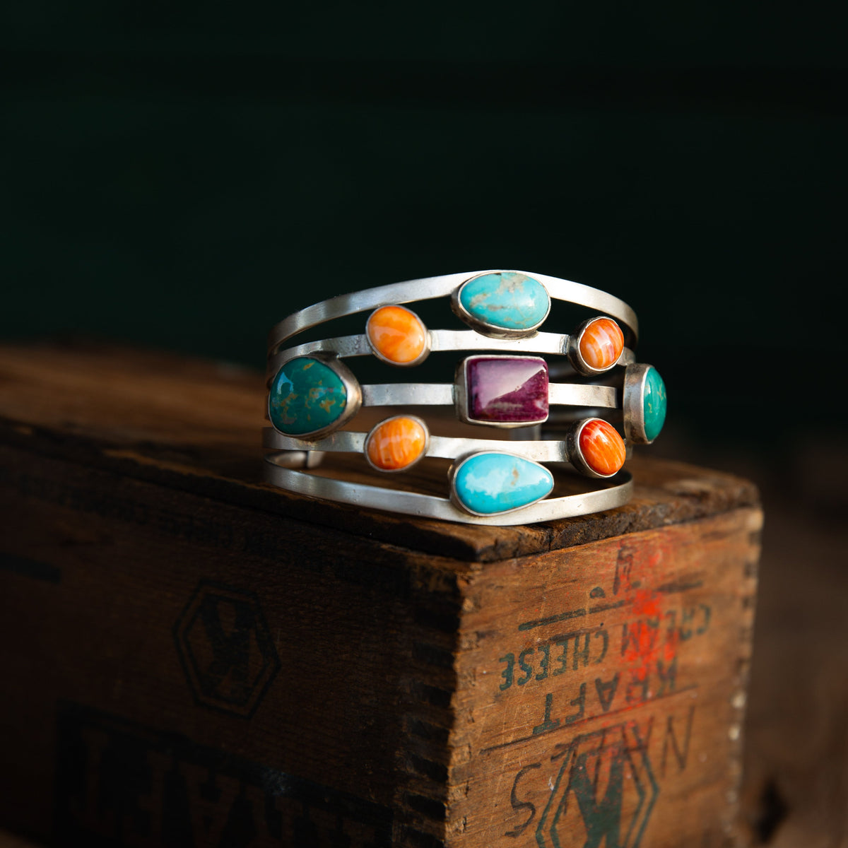 The Harding | Spiny & Turquoise Cuff by Emer Thompson