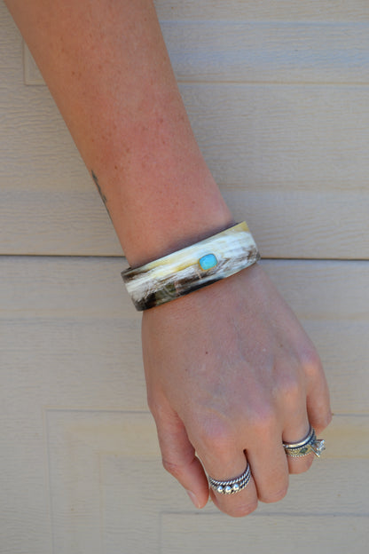The Brooks Buffalo Horn Cuff