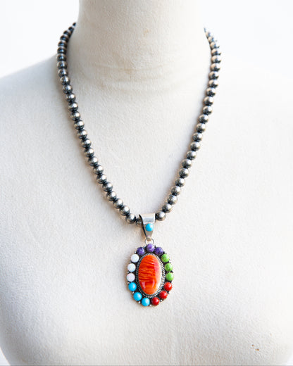 The Brody | Multi Stone Pendant