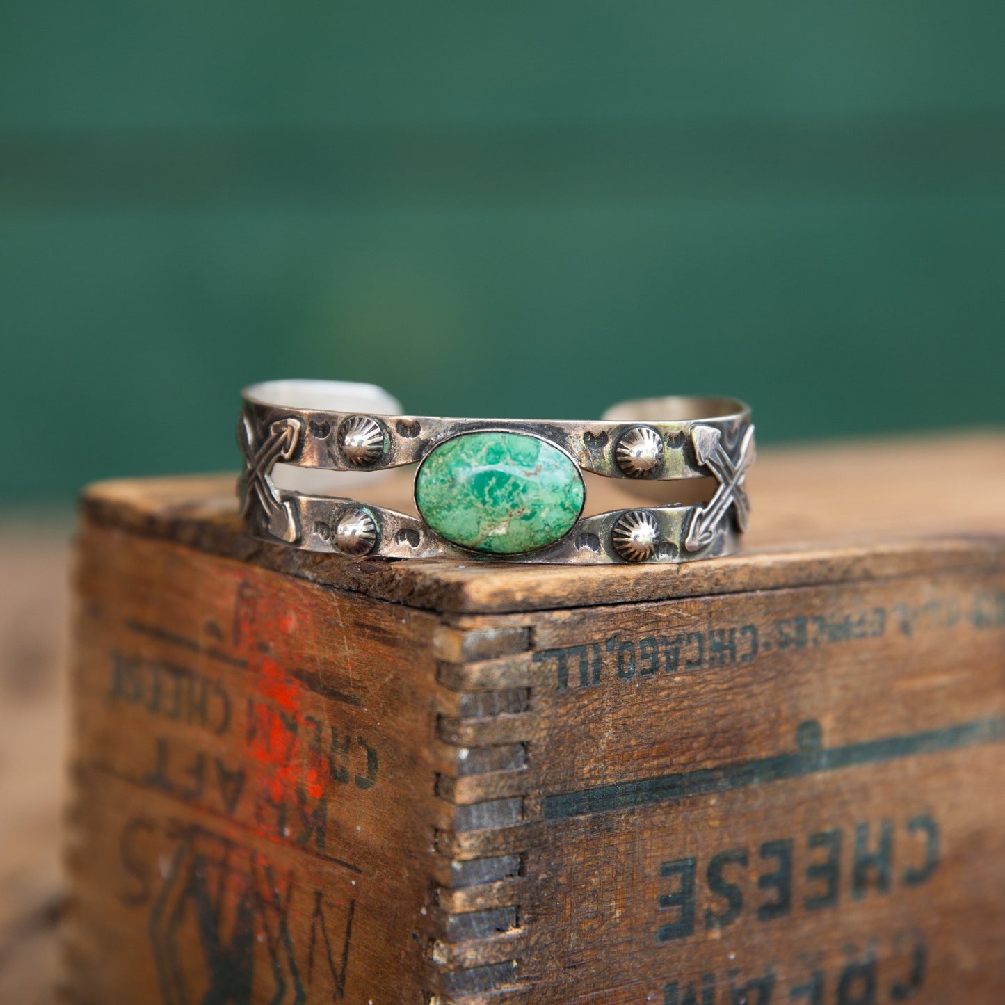 The Senioa | Vintage Turquoise Cuff