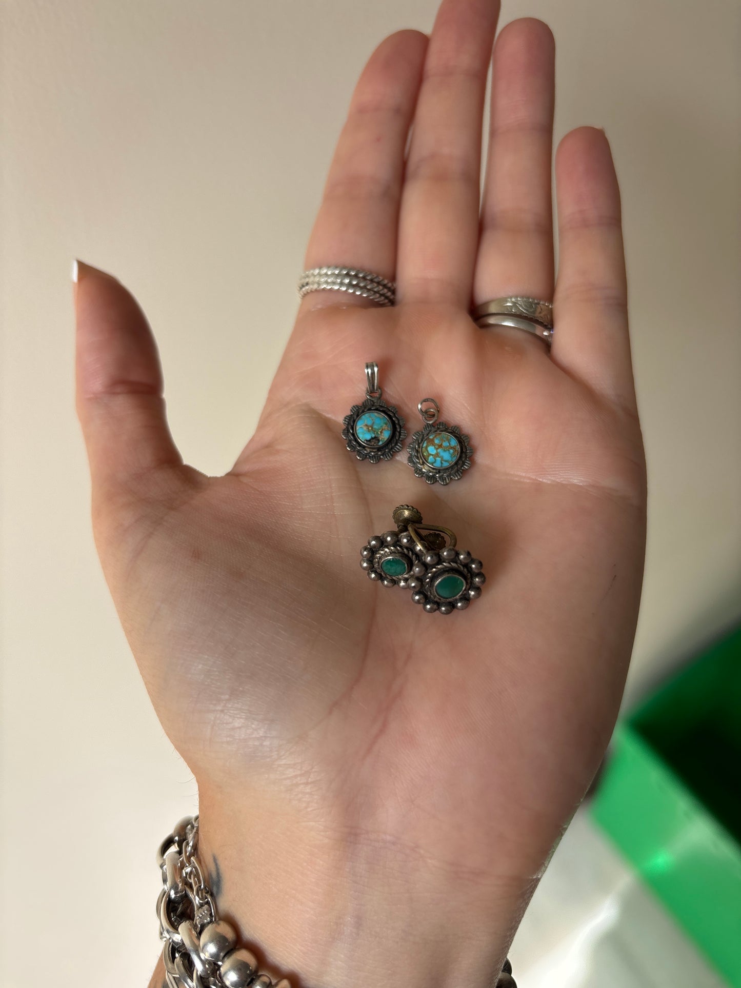 Vintage Dainty Pendant/Earring Bundle