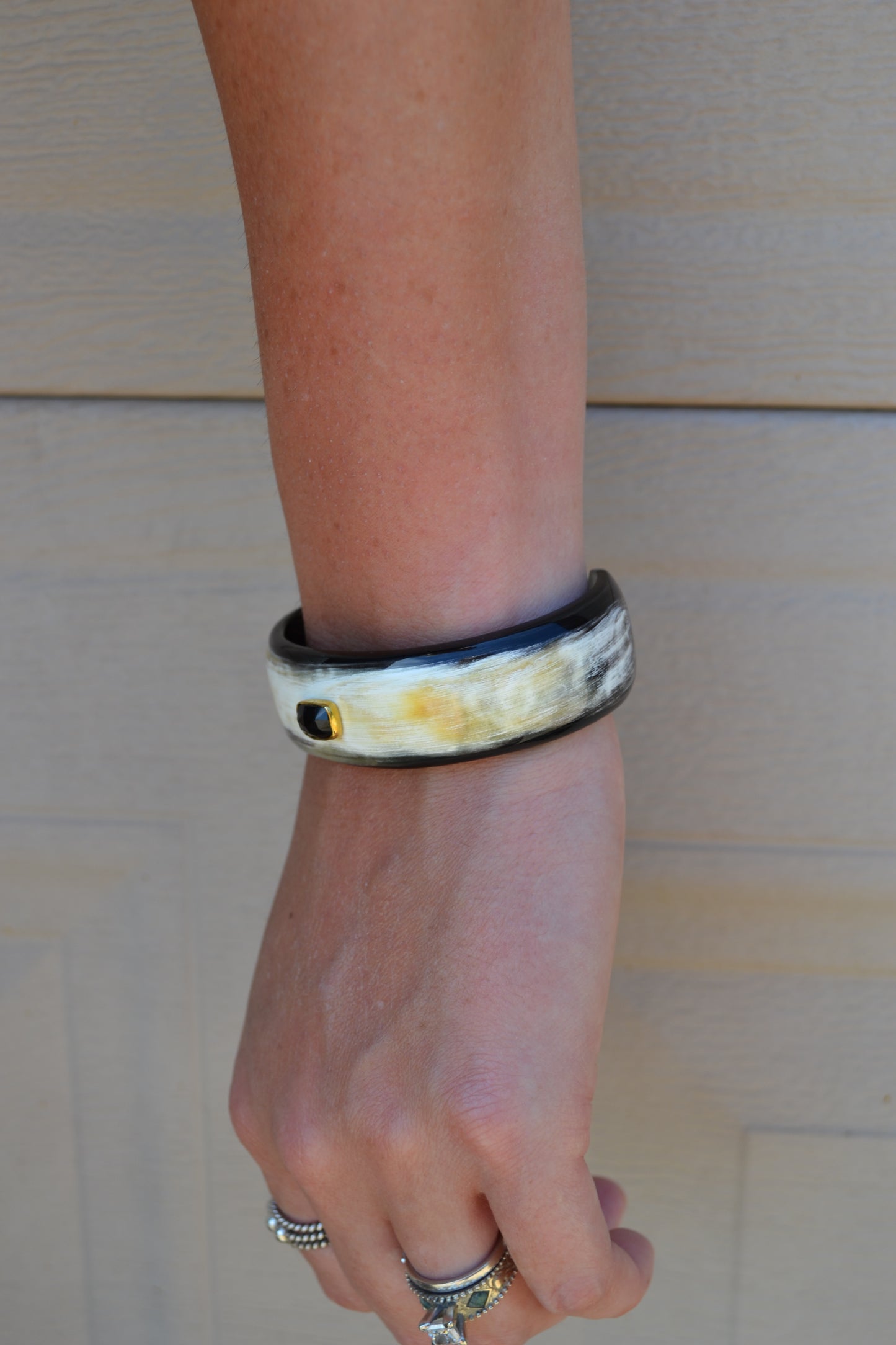The Kenyon Buffalo Horn Cuff