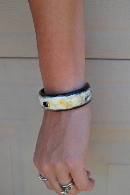 The Kenyon Buffalo Horn Cuff
