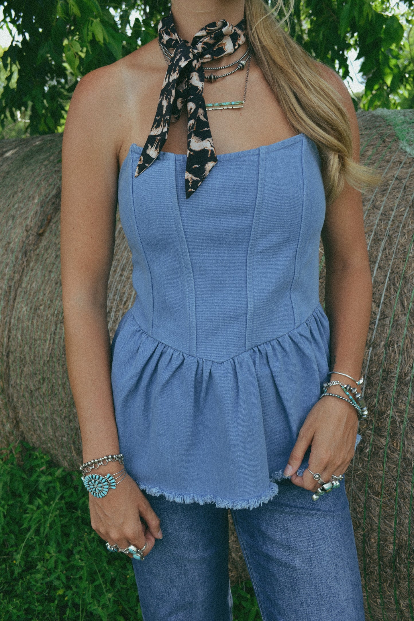 The Elias Strapless Top LARGE