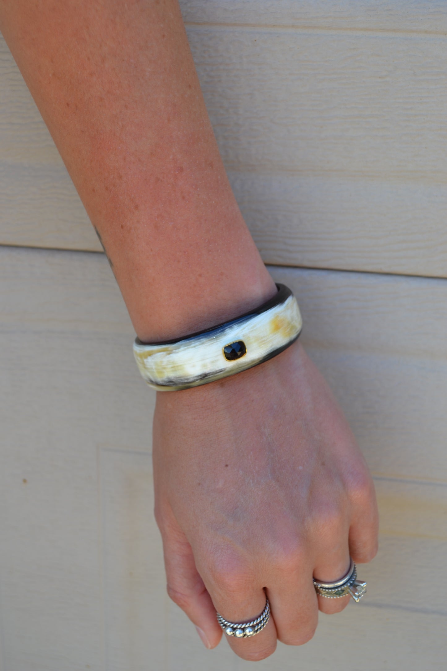 The Kenyon Buffalo Horn Cuff