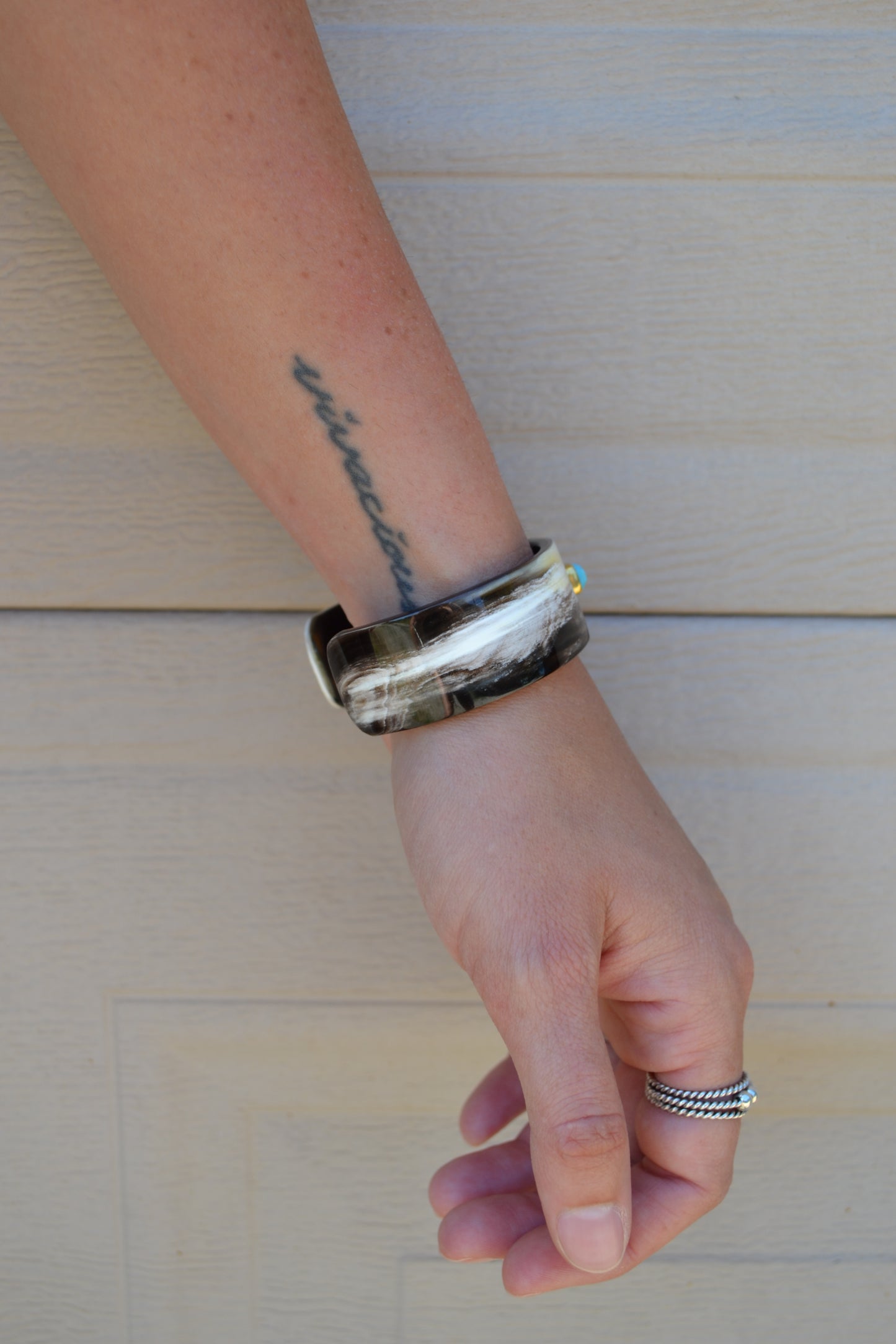 The Brooks Buffalo Horn Cuff