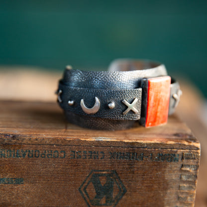 The Elmira | Red Spiny Cuff by Emer Thompson