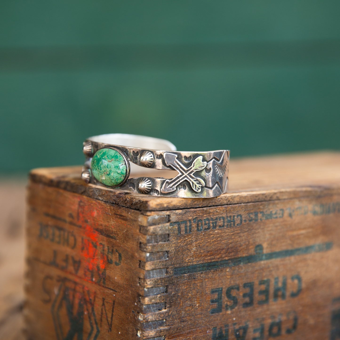 The Senioa | Vintage Turquoise Cuff