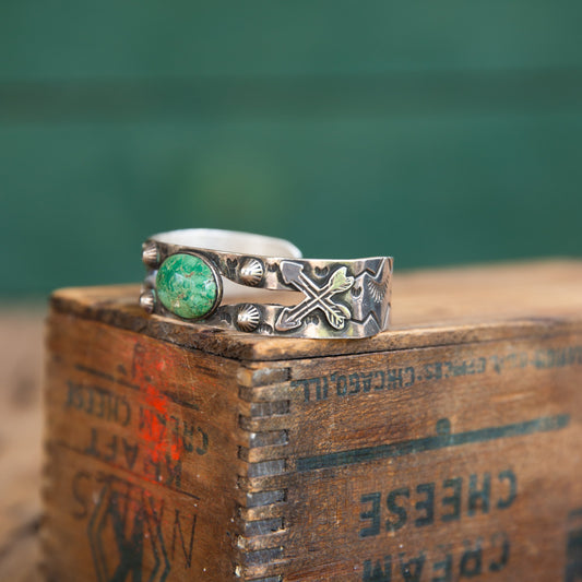 The Senioa | Vintage Turquoise Cuff