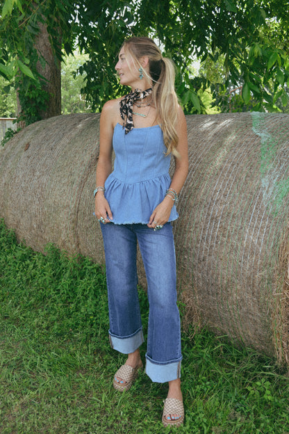 The Elias Strapless Top LARGE