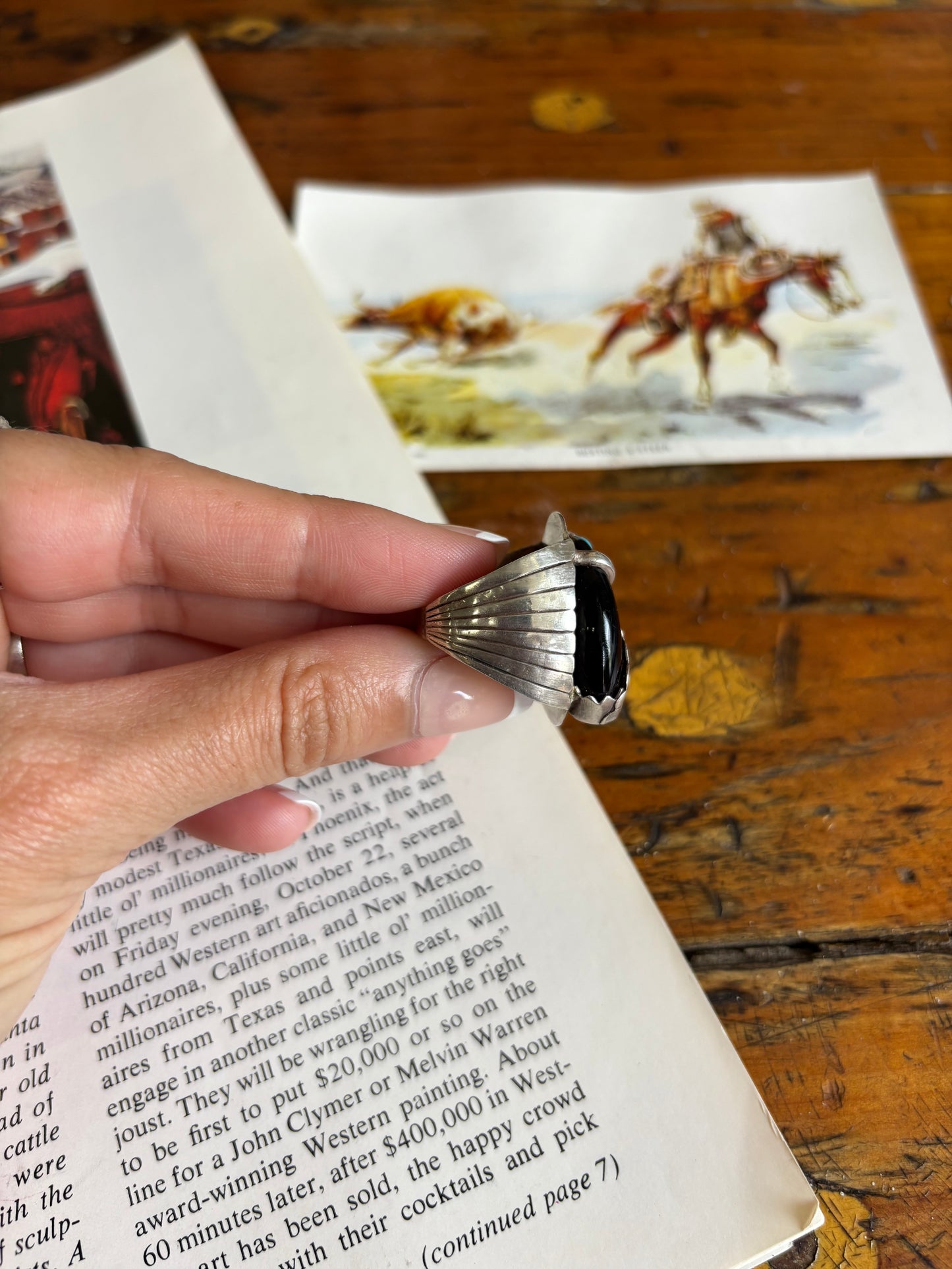 The Laramie Bear Claw Ring Size 6.5