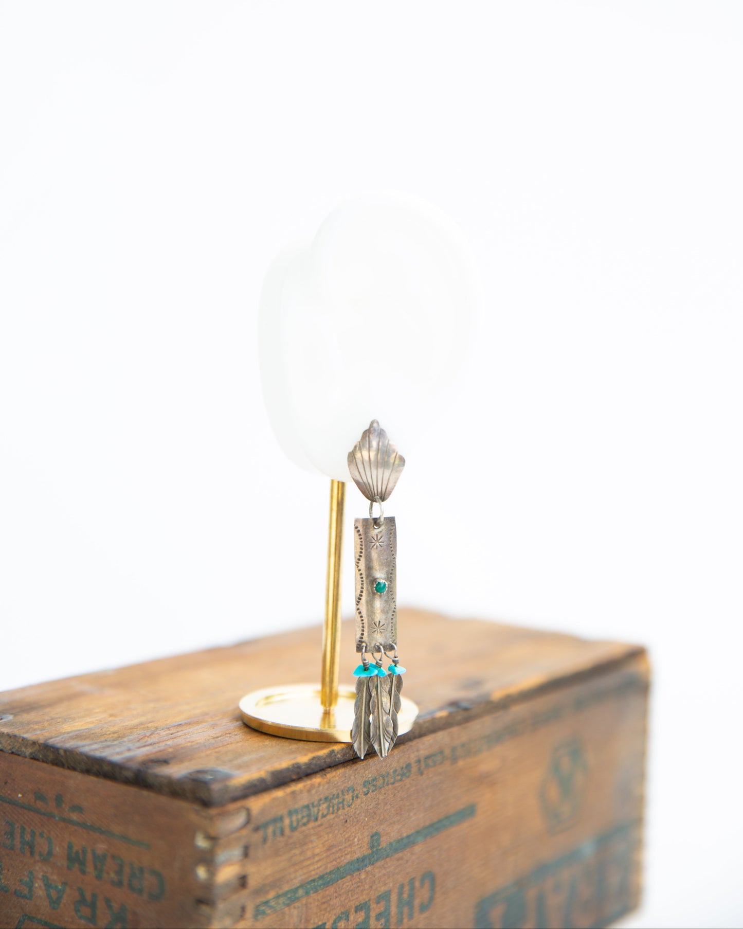 The Osage's | Vintage Turquoise and Silver Earrings