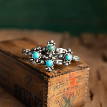 The Rafter | Turquoise Cuffs