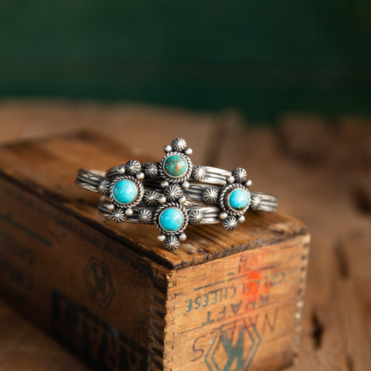 The Rafter | Turquoise Cuffs