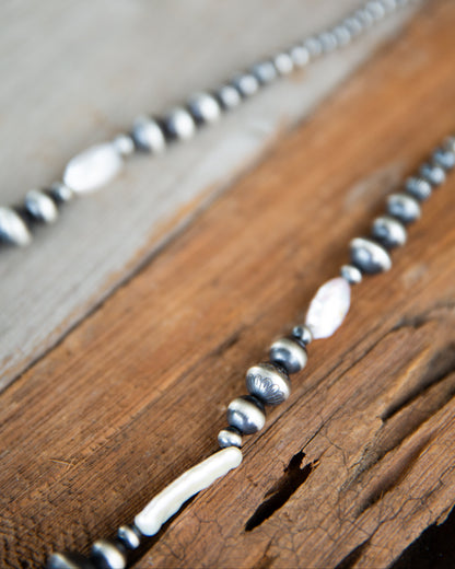 The Longoria | Navajo & Fresh Water Pearls by Rose Martin