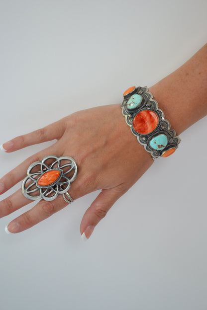 The Emer Multi Stone Cuff