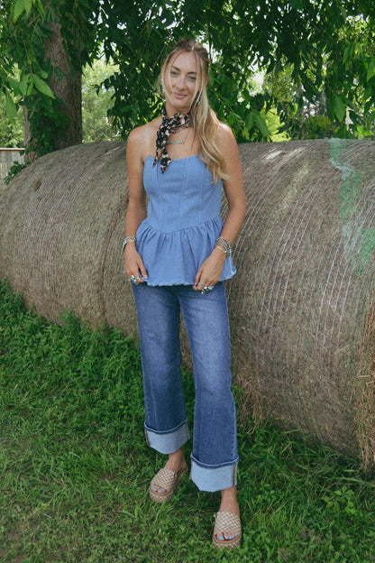 The Elias Strapless Top LARGE