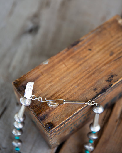 The Hawley | Mercury Dime & Kingman Turquoise Necklace by James McCabe