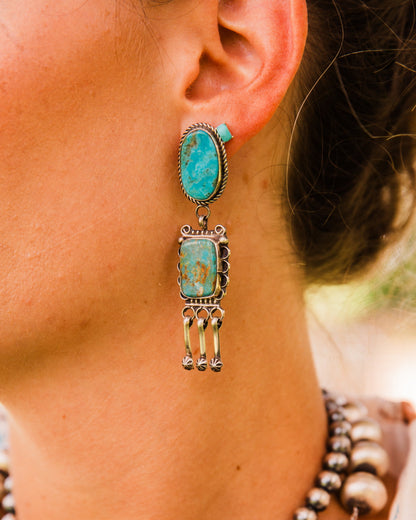 The Avalon’s | Turquoise Earrings by Jacqueline Silver