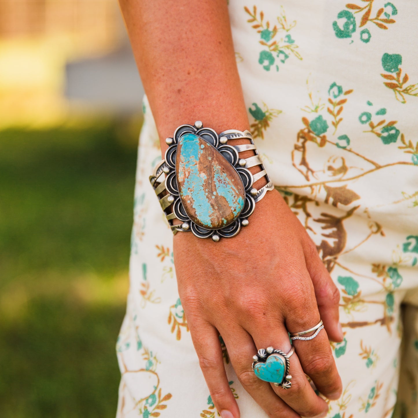 The Benton | #8 Turquoise Cuff by Chimney Butte