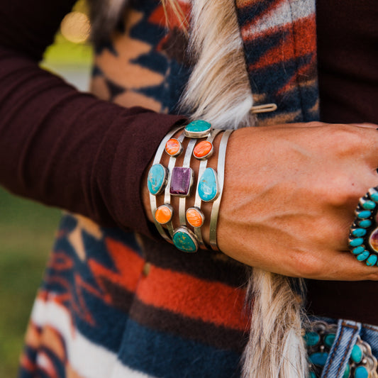 The Harding | Spiny & Turquoise Cuff by Emer Thompson