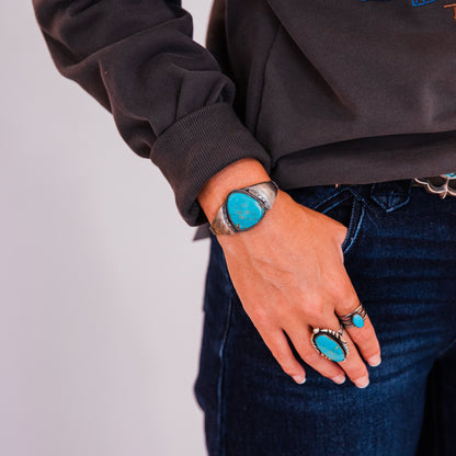 The Taloga | Turquoise Cuff by Boyd Joseph Ashley