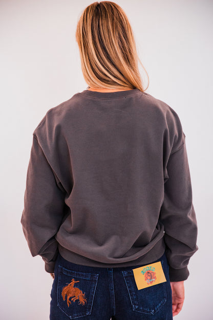 The Newell | God Bless The Horses Embroidered Sweatshirt