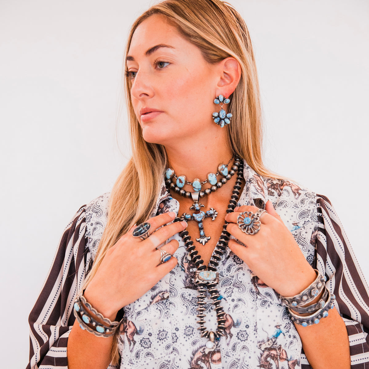The Guthrie's | Golden Hill Earrings by Judith Dixon