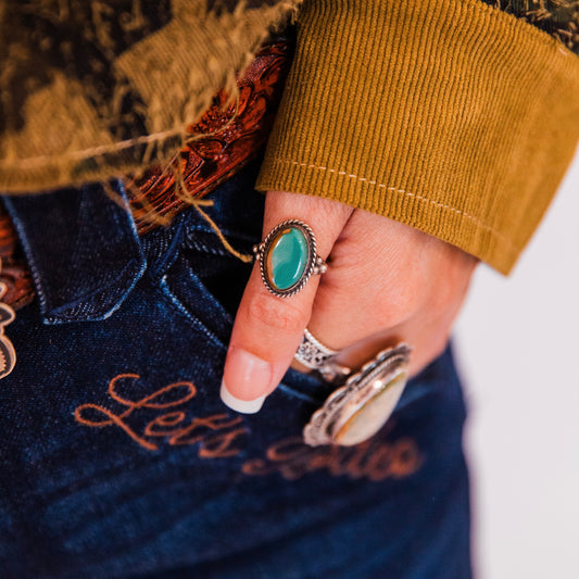 The Rico | Vintage Turquoise Ring - Size 7