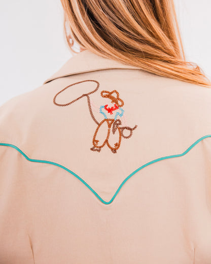 The Quinn | Western Embroidered Bomber Jacket