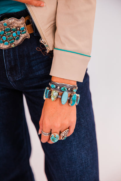 The Pacoma | Multi Stone Bangle by Chimney Butte