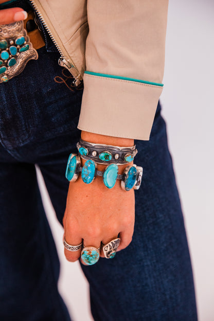 The Pacoma | Multi Stone Bangle by Chimney Butte