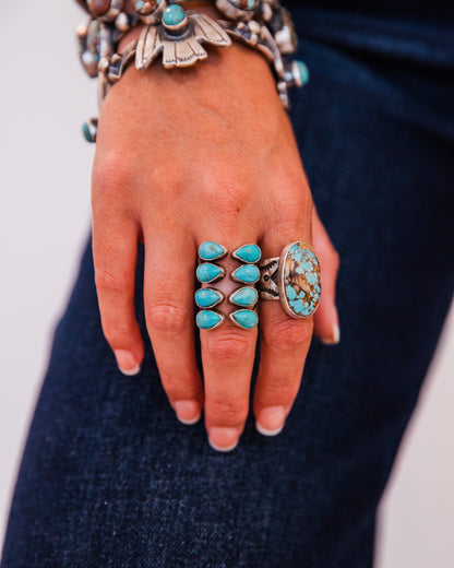 The Rosemary | Turquoise Ring by Russell Sam